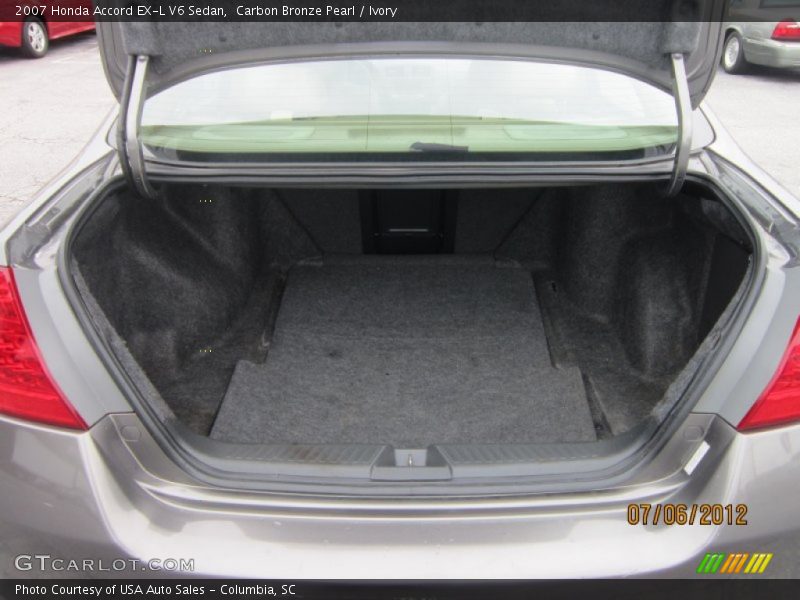 Carbon Bronze Pearl / Ivory 2007 Honda Accord EX-L V6 Sedan