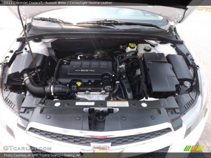 Summit White / Cocoa/Light Neutral Leather 2011 Chevrolet Cruze LT