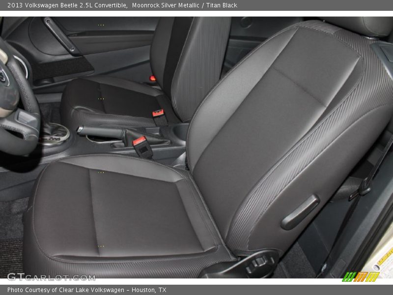 Moonrock Silver Metallic / Titan Black 2013 Volkswagen Beetle 2.5L Convertible
