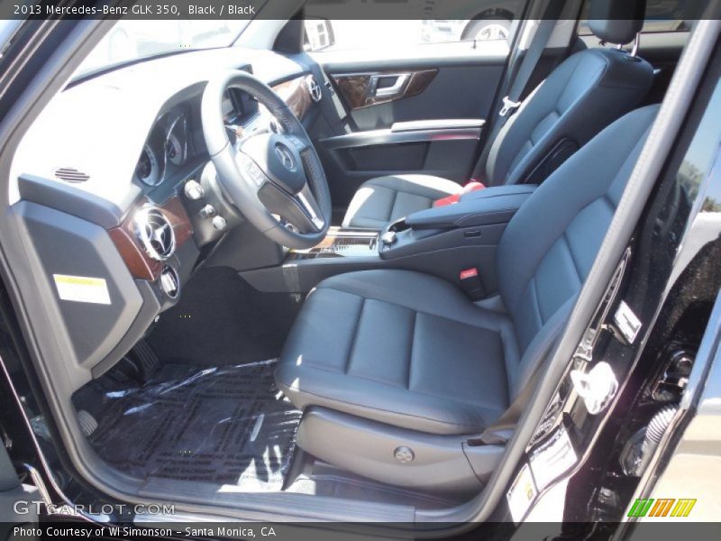 Black / Black 2013 Mercedes-Benz GLK 350