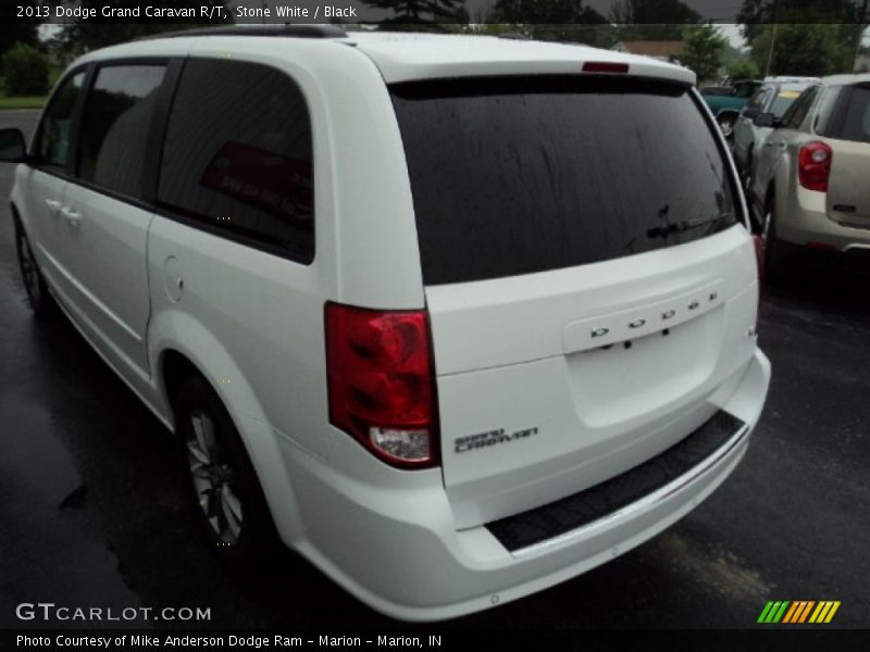 Stone White / Black 2013 Dodge Grand Caravan R/T