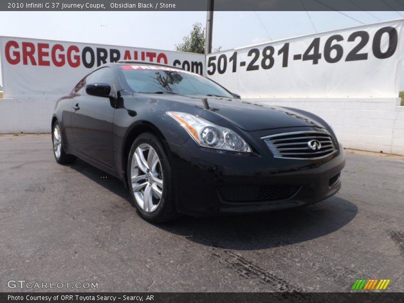 Obsidian Black / Stone 2010 Infiniti G 37 Journey Coupe