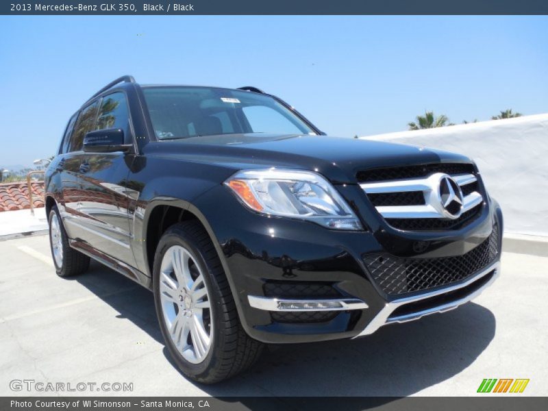 Black / Black 2013 Mercedes-Benz GLK 350