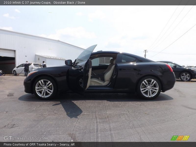 Obsidian Black / Stone 2010 Infiniti G 37 Journey Coupe