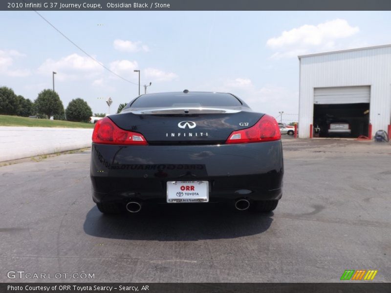Obsidian Black / Stone 2010 Infiniti G 37 Journey Coupe