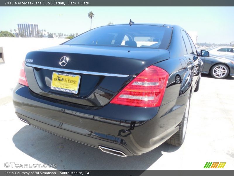 Black / Black 2013 Mercedes-Benz S 550 Sedan