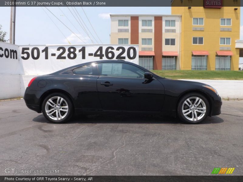 Obsidian Black / Stone 2010 Infiniti G 37 Journey Coupe