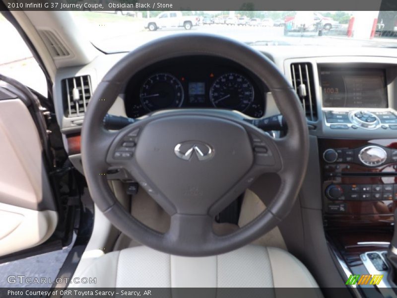 Obsidian Black / Stone 2010 Infiniti G 37 Journey Coupe