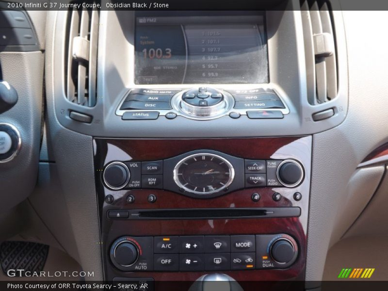 Obsidian Black / Stone 2010 Infiniti G 37 Journey Coupe