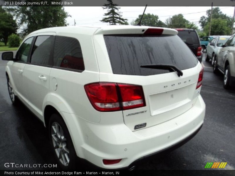 White / Black 2013 Dodge Journey R/T