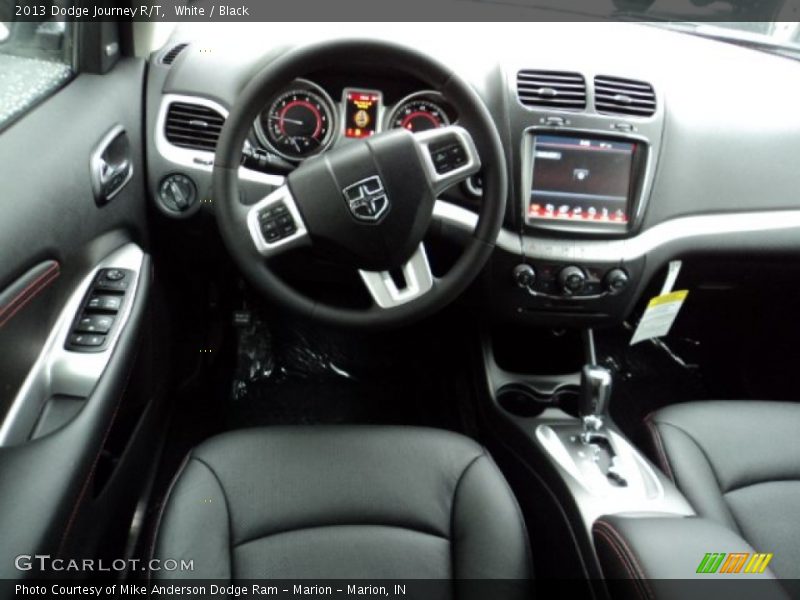 White / Black 2013 Dodge Journey R/T