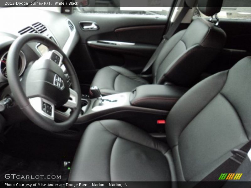 White / Black 2013 Dodge Journey R/T