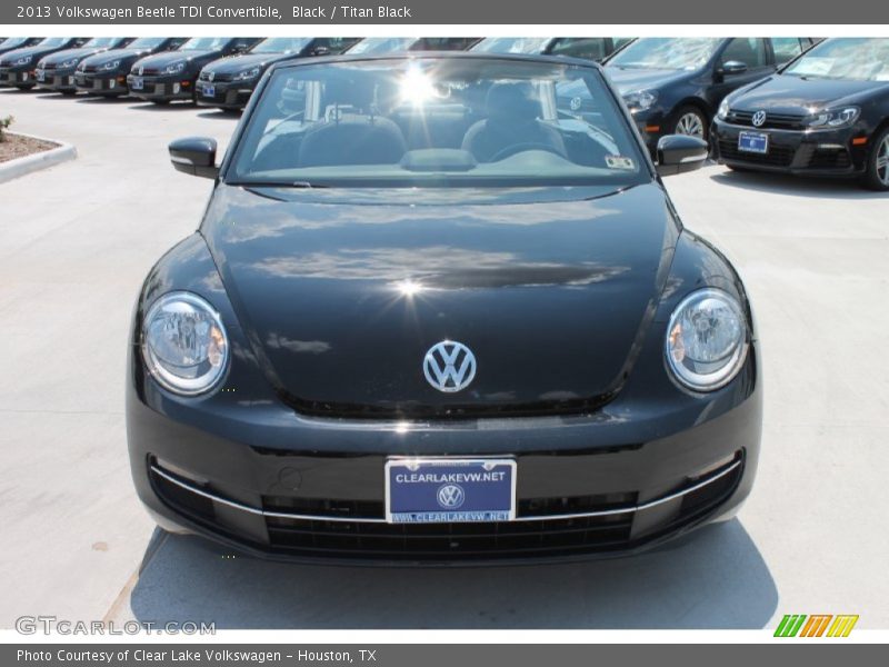 Black / Titan Black 2013 Volkswagen Beetle TDI Convertible