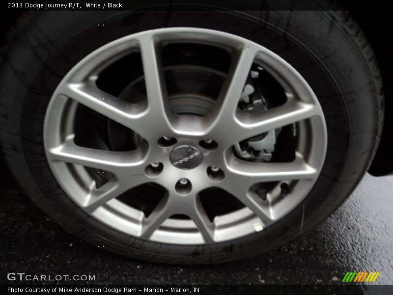 White / Black 2013 Dodge Journey R/T