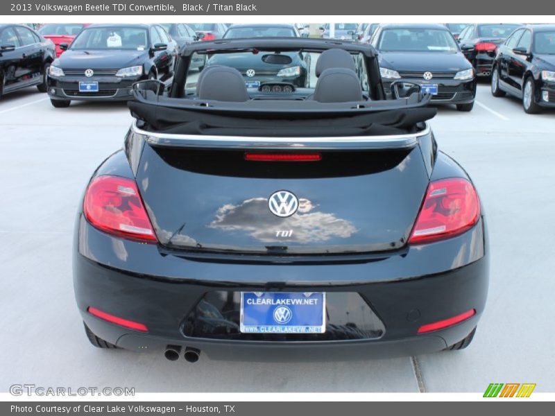 Black / Titan Black 2013 Volkswagen Beetle TDI Convertible
