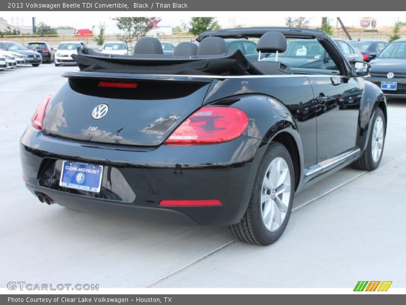 Black / Titan Black 2013 Volkswagen Beetle TDI Convertible