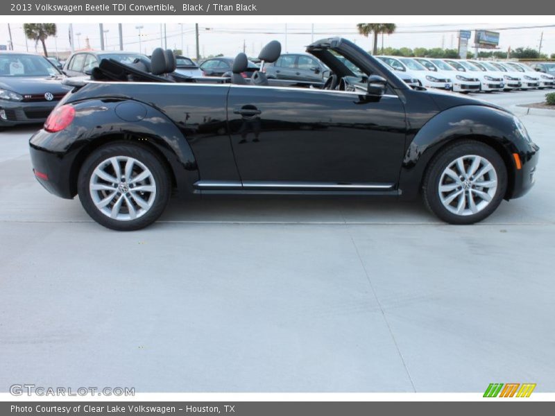 Black / Titan Black 2013 Volkswagen Beetle TDI Convertible