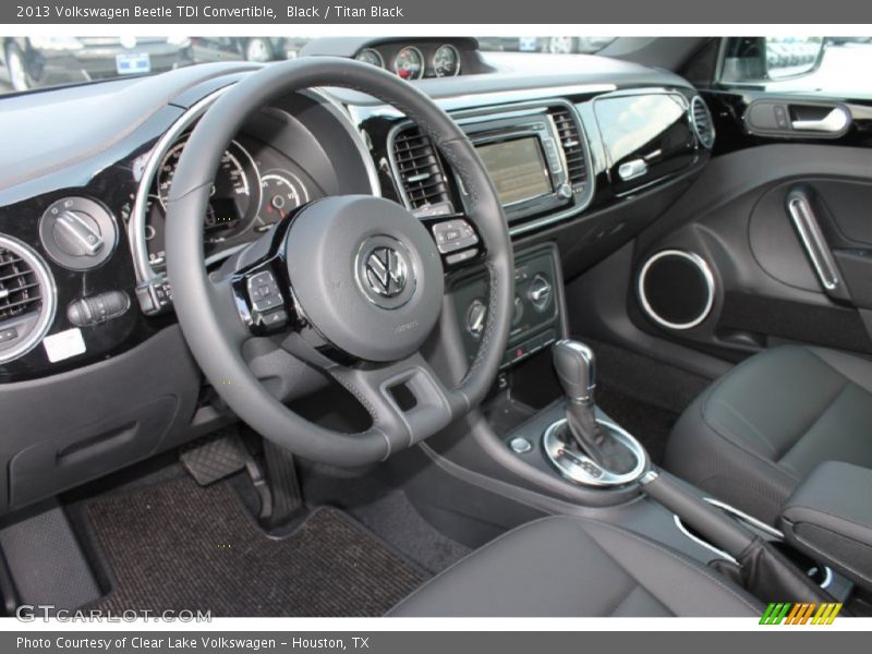 Black / Titan Black 2013 Volkswagen Beetle TDI Convertible