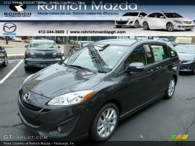 Meteor Gray Mica / Sand 2013 Mazda MAZDA5 Touring