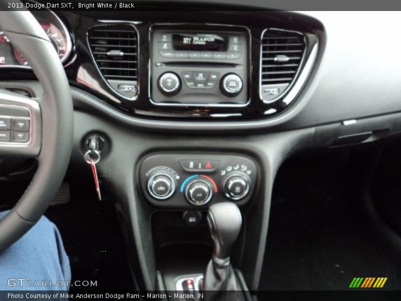 Bright White / Black 2013 Dodge Dart SXT