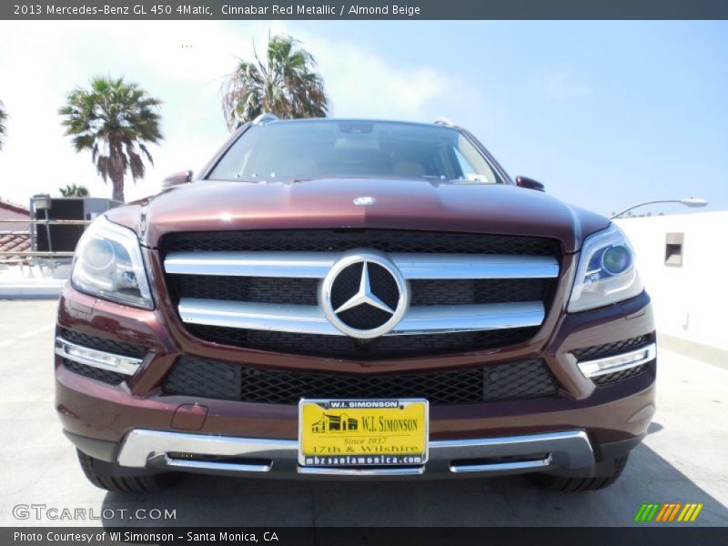 Cinnabar Red Metallic / Almond Beige 2013 Mercedes-Benz GL 450 4Matic