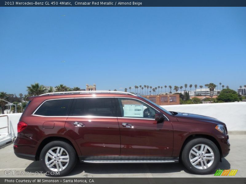 Cinnabar Red Metallic / Almond Beige 2013 Mercedes-Benz GL 450 4Matic