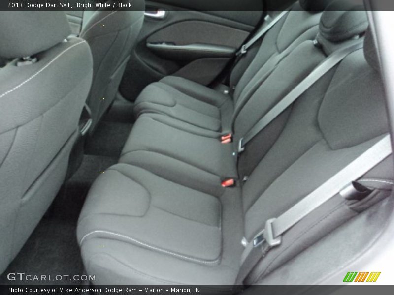Bright White / Black 2013 Dodge Dart SXT