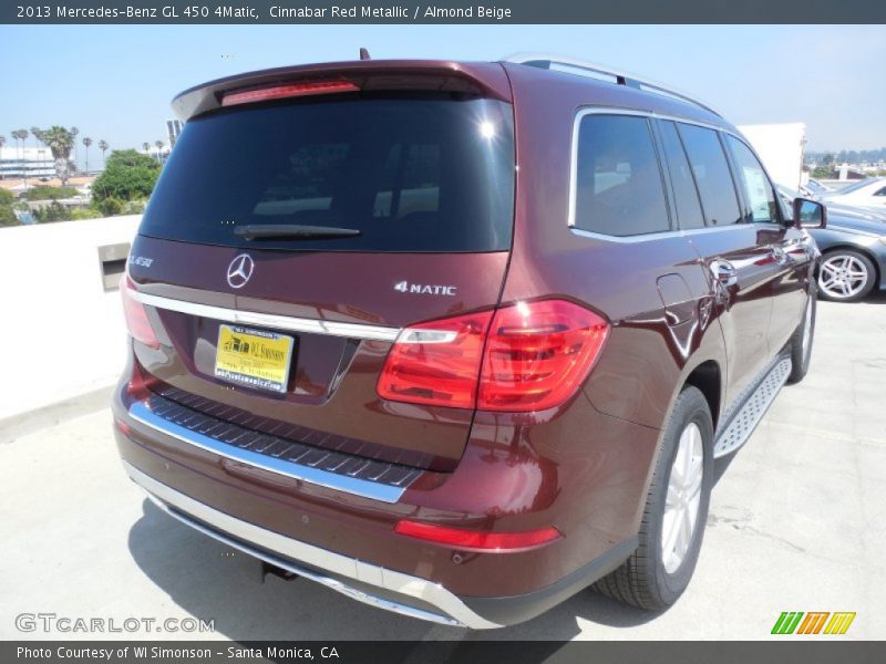 Cinnabar Red Metallic / Almond Beige 2013 Mercedes-Benz GL 450 4Matic