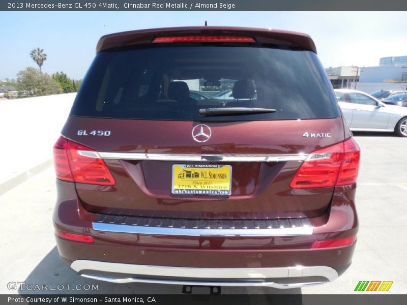 Cinnabar Red Metallic / Almond Beige 2013 Mercedes-Benz GL 450 4Matic