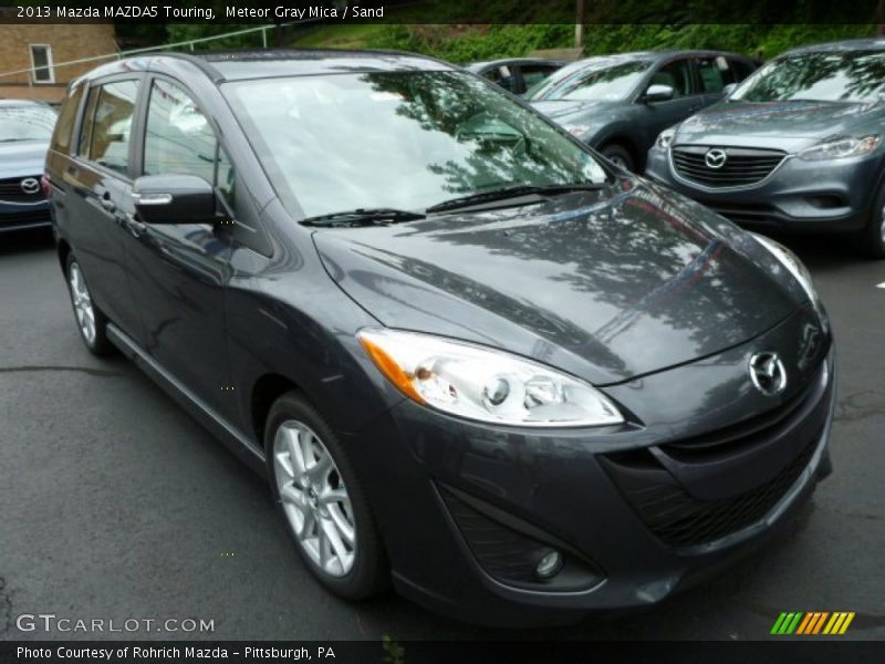 Meteor Gray Mica / Sand 2013 Mazda MAZDA5 Touring