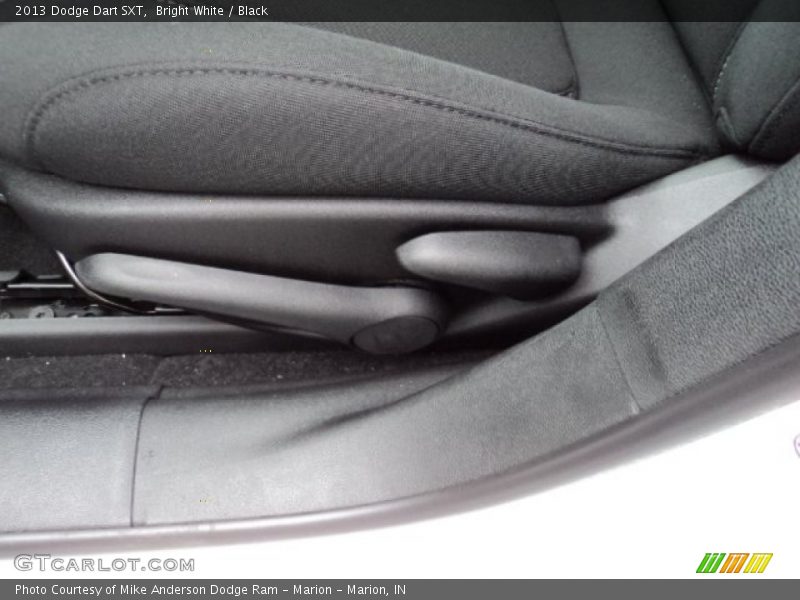 Bright White / Black 2013 Dodge Dart SXT