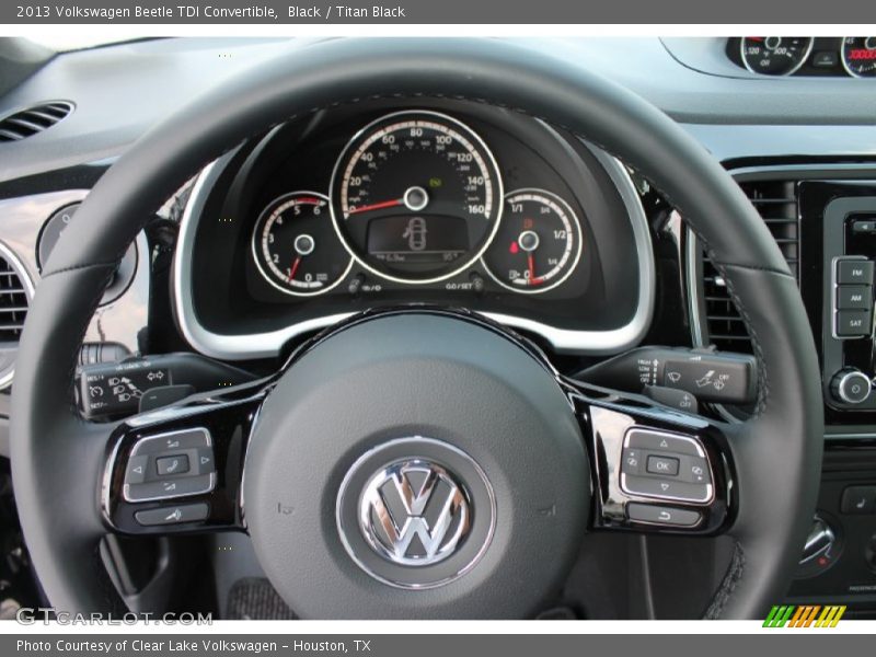 Black / Titan Black 2013 Volkswagen Beetle TDI Convertible