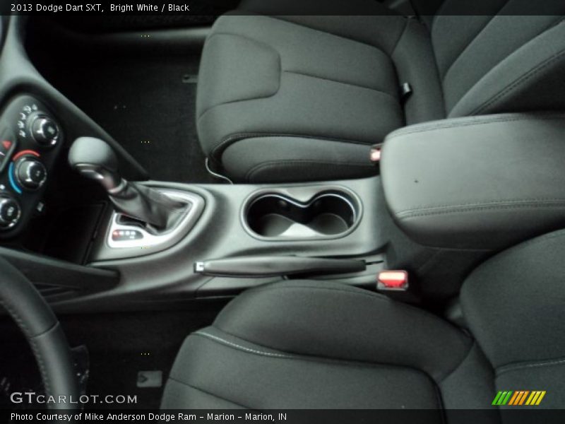 Bright White / Black 2013 Dodge Dart SXT
