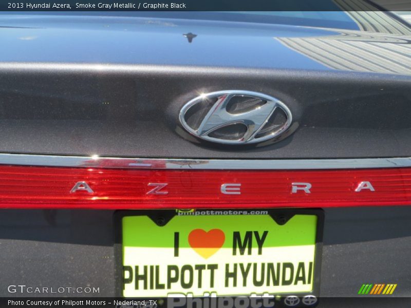 Smoke Gray Metallic / Graphite Black 2013 Hyundai Azera