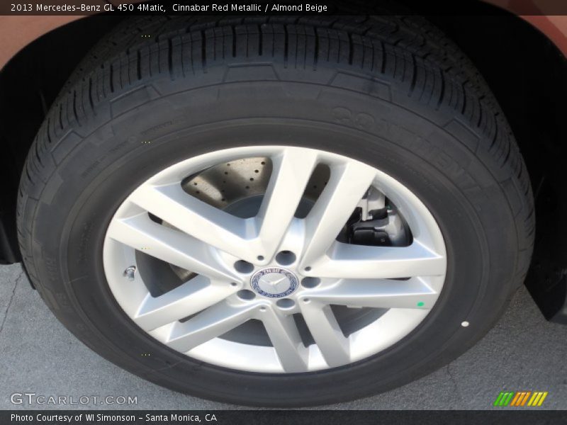 Cinnabar Red Metallic / Almond Beige 2013 Mercedes-Benz GL 450 4Matic