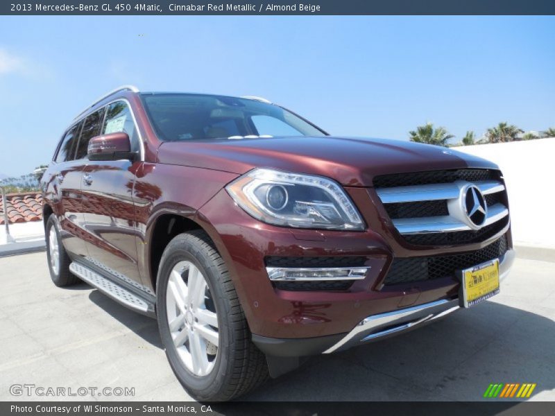 Cinnabar Red Metallic / Almond Beige 2013 Mercedes-Benz GL 450 4Matic