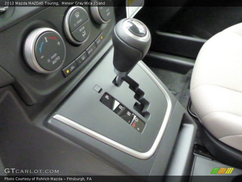  2013 MAZDA5 Touring 5 Speed Sport Automatic Shifter