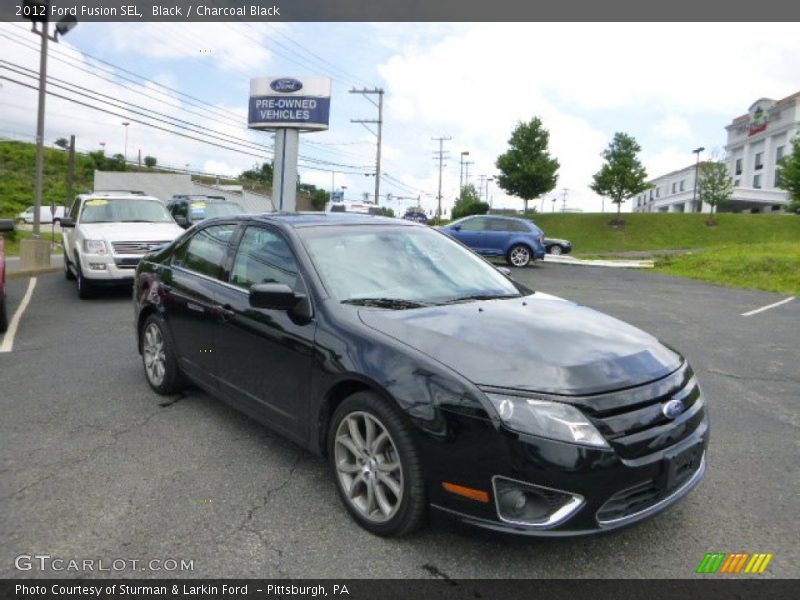 Black / Charcoal Black 2012 Ford Fusion SEL
