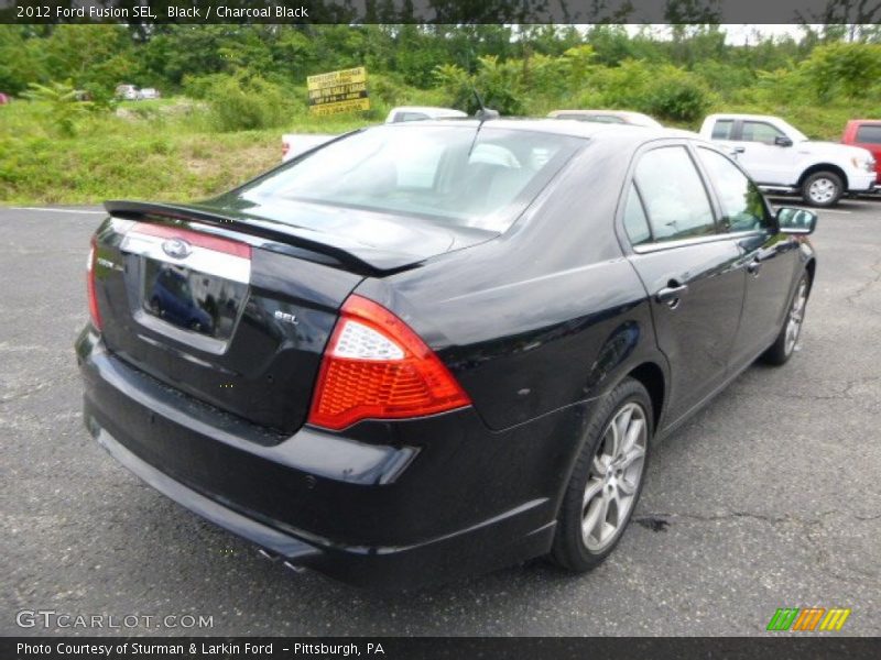 Black / Charcoal Black 2012 Ford Fusion SEL