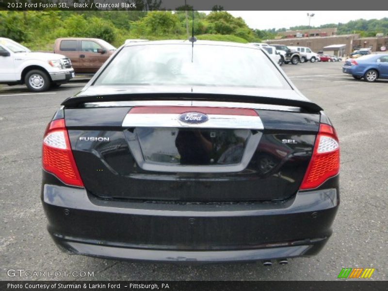 Black / Charcoal Black 2012 Ford Fusion SEL