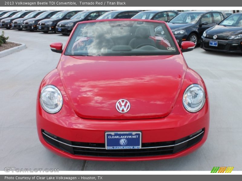 Tornado Red / Titan Black 2013 Volkswagen Beetle TDI Convertible