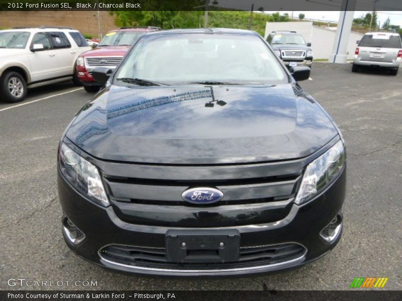 Black / Charcoal Black 2012 Ford Fusion SEL