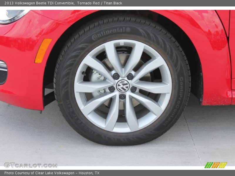 Tornado Red / Titan Black 2013 Volkswagen Beetle TDI Convertible