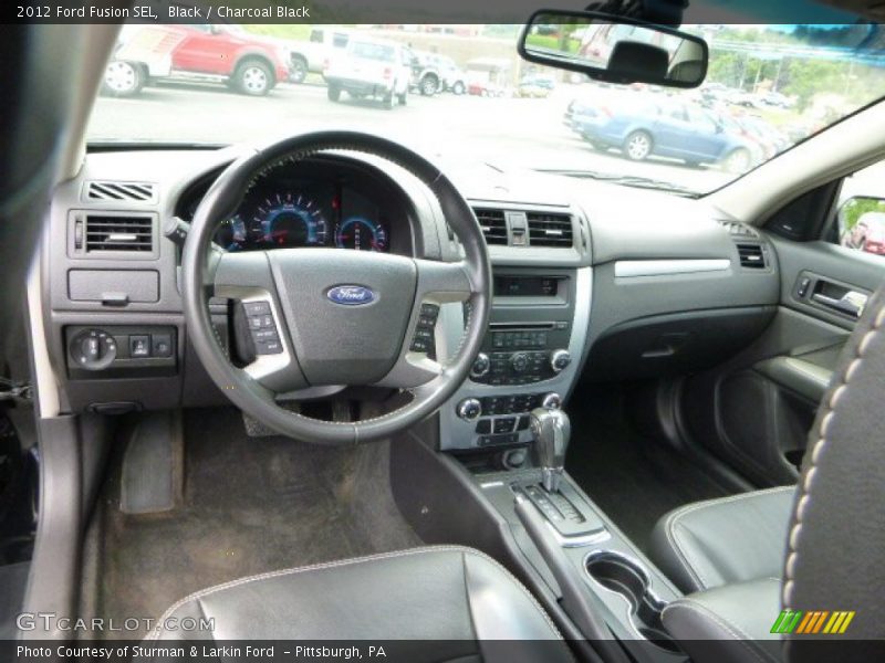 Black / Charcoal Black 2012 Ford Fusion SEL