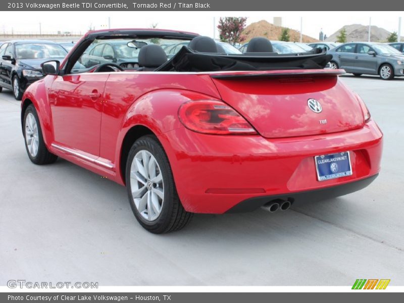 Tornado Red / Titan Black 2013 Volkswagen Beetle TDI Convertible