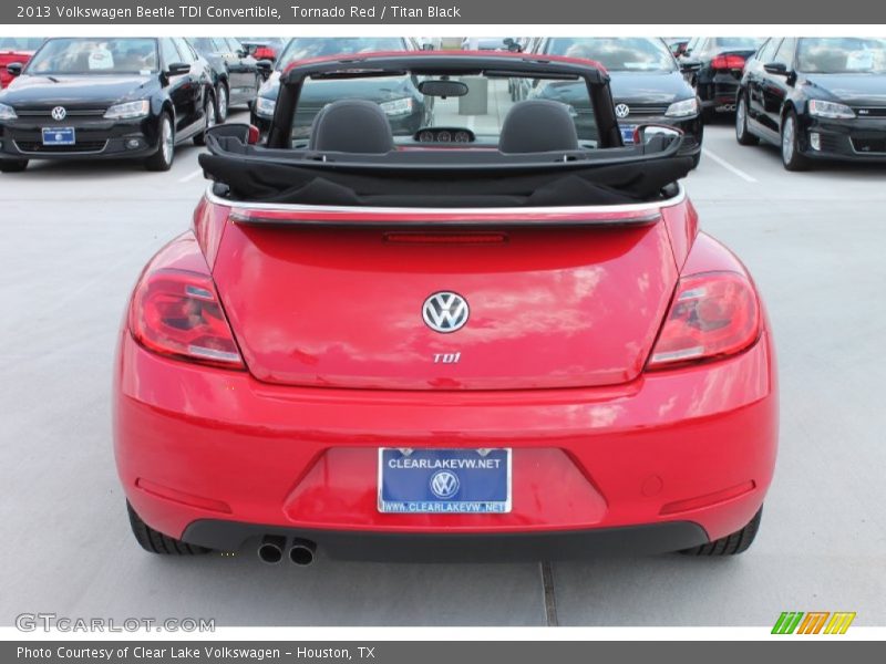 Tornado Red / Titan Black 2013 Volkswagen Beetle TDI Convertible