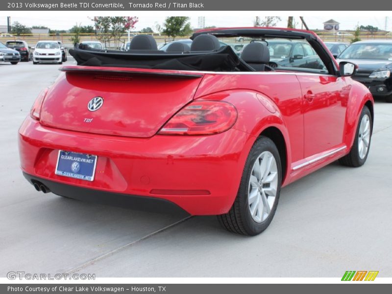 Tornado Red / Titan Black 2013 Volkswagen Beetle TDI Convertible