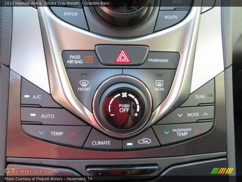 Smoke Gray Metallic / Graphite Black 2013 Hyundai Azera