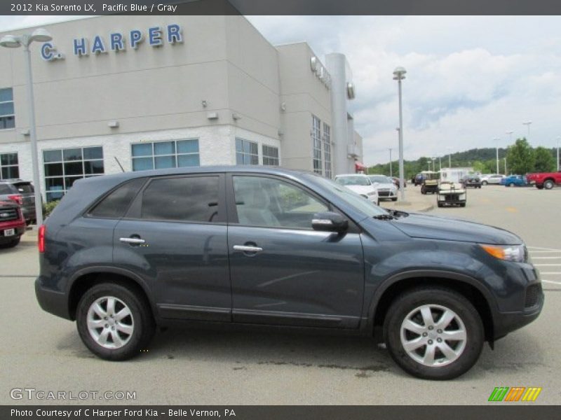 Pacific Blue / Gray 2012 Kia Sorento LX