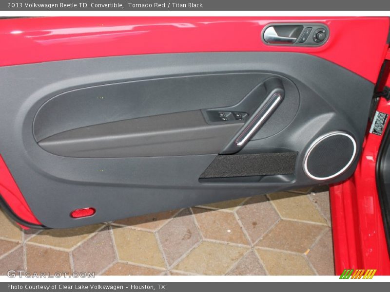 Tornado Red / Titan Black 2013 Volkswagen Beetle TDI Convertible